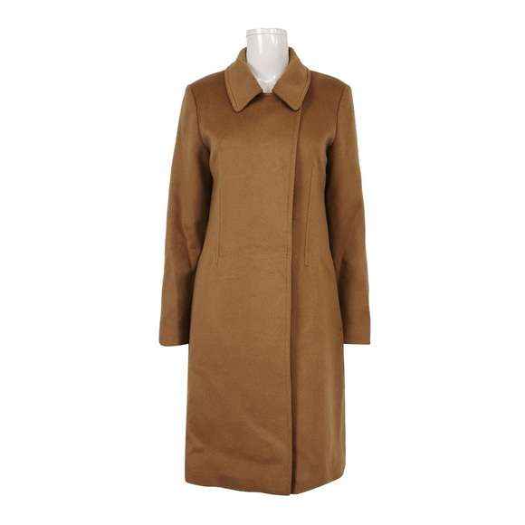 Burberry 100% cashmere Tan Trench Coat - Picture 1 of 7